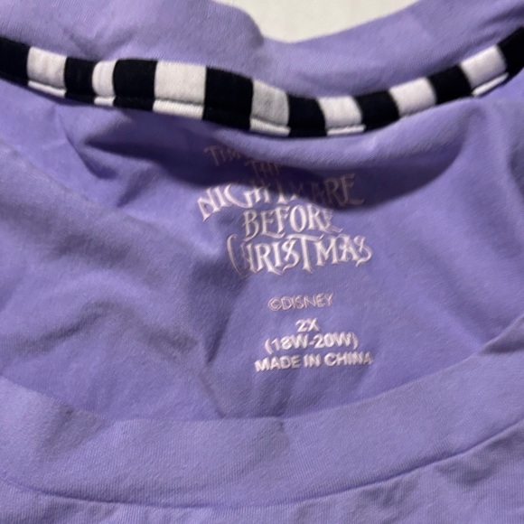 Purple Scream Queen Graphic sleep top - Picture 4 of 5